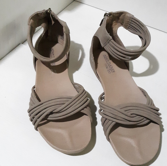 Adam Tucker/Me Too Beige Skylar Sandal - Picture 2 of 7